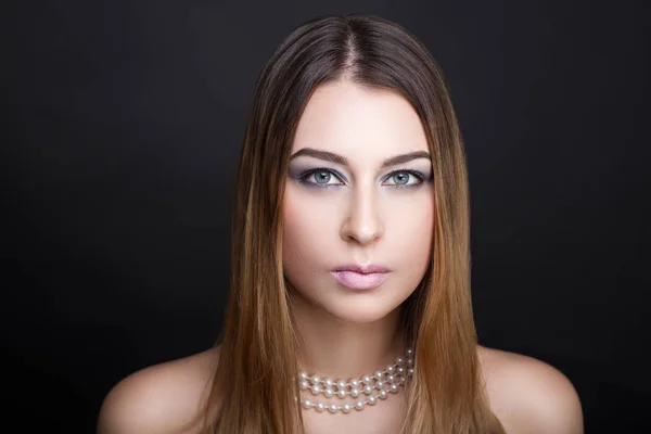 Perfekte Frau Make-up — Stockfoto