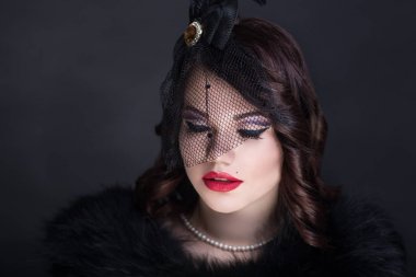 Vintage tarzı kadın