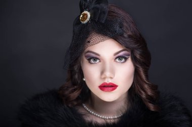 Vintage tarzı kadın