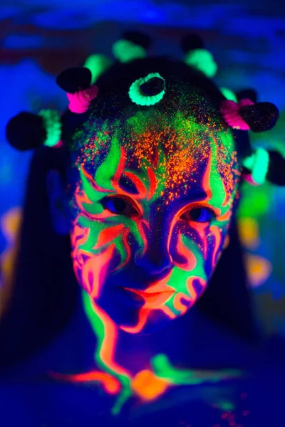 Neon arte compõem — Fotografia de Stock