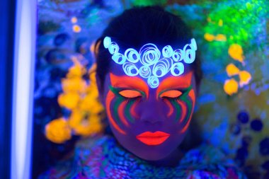 Cadılar Bayramı neon sanat