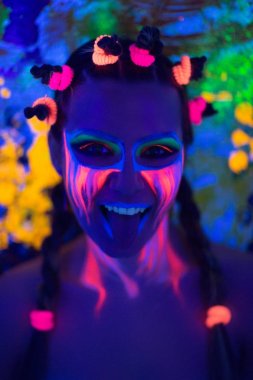 Cadılar Bayramı neon sanat