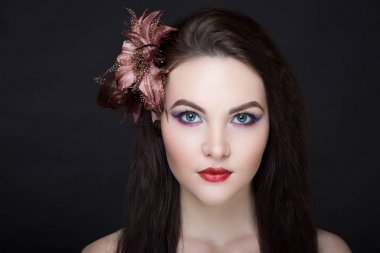 parlak orkide kadın