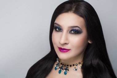 Kadın pembe dudaklar