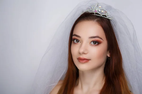 Sposa perfetta compongono — Foto Stock