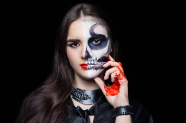 korku Halloween gece parti yapmak kadar kafatası