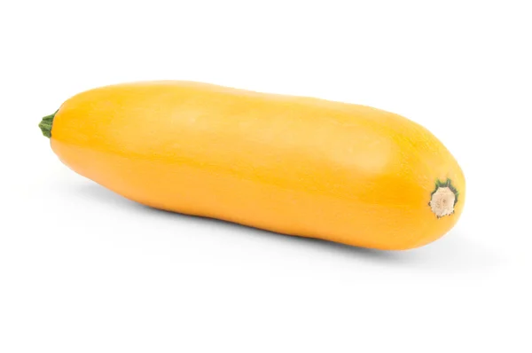 Abóbora amarela isolada sobre fundo branco — Fotografia de Stock