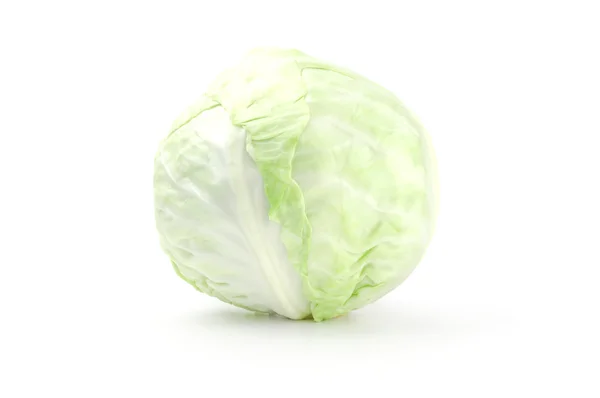 Fresh cabbage isolated on a white background — Stock Photo, Image