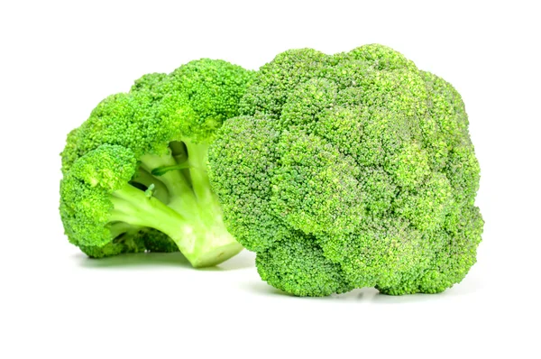 Čerstvá brokolice izolovaných na bílém pozadí Vystřižení — Stock fotografie