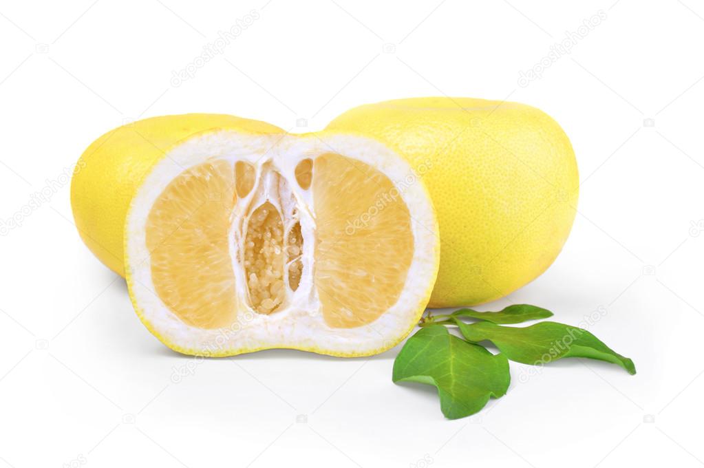 Oroblanco sweetie fruit group a hybrid of pomelo and white grapefruit