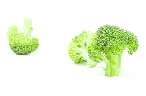 Brokuły Kapusta na białym tle na białe tło wyłącznik — Zdjęcie stockowe