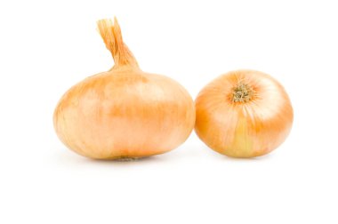 Bir beyaz arka plan kesme izole soğan