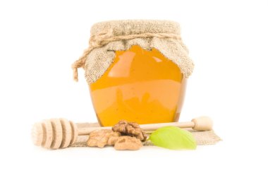 Bir beyaz arka plan kesme izole bal arısı