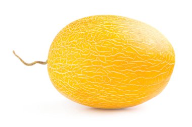 Honeydew bir beyaz arka plan kesme izole kavun