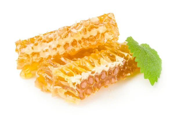 Édes méz elszigetelt fehér háttér kivágás — Stock Fotó