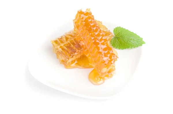 Honey isolated on a white background cutout — Stock Photo, Image