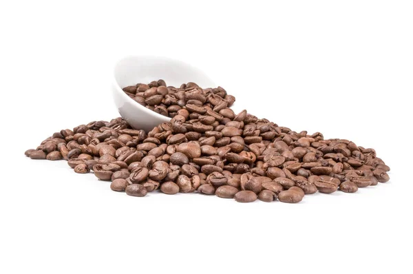 Braziliaanse koffie geïsoleerd op een witte achtergrond knipsel — Stockfoto