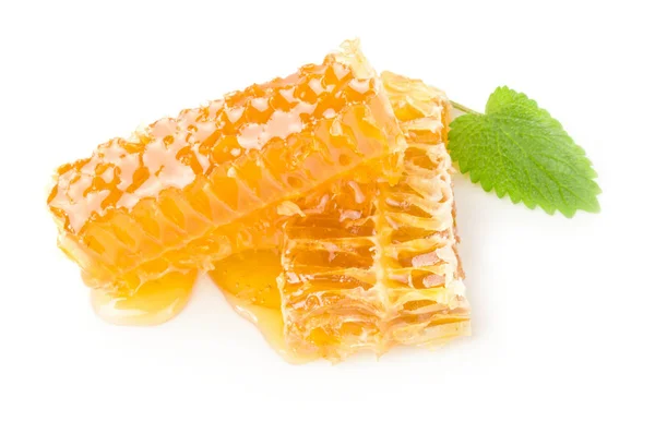 Honung isolerad på en vit bakgrund cutout — Stockfoto