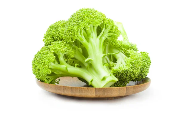 Broccoli floret izolat pe un decupaj de fundal alb — Fotografie, imagine de stoc