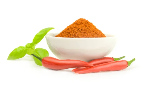 Cayenne pepper spice isolated on a white background cutout — Stock Photo, Image