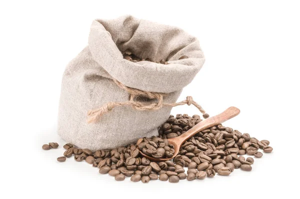Bruin koffie op een witte achtergrond. Uitknippad — Stockfoto