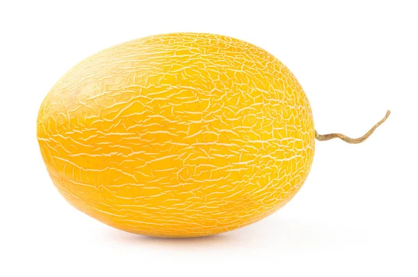 Melone arancione isolato su sfondo bianco ritaglio — Foto Stock