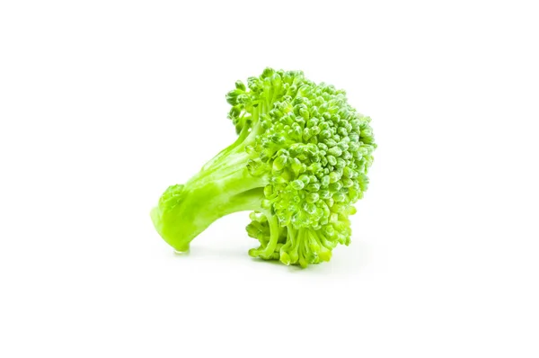 Fresh green broccoli isolated on a white background cutout — Stock Photo, Image