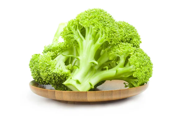 Broccoli floret izolat pe un decupaj de fundal alb — Fotografie, imagine de stoc