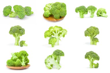 Brokoli lahana beyaz arka plan kesme Tarih topluluğu