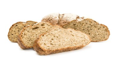 Beyaz bir arka plan üzerinde un Konfeksiyon. Kırpma yolu