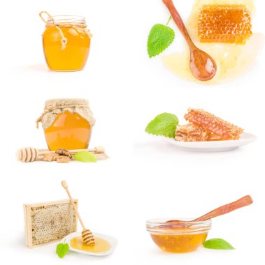 Bal kümesi beyaz arkaplan kesiminde izole