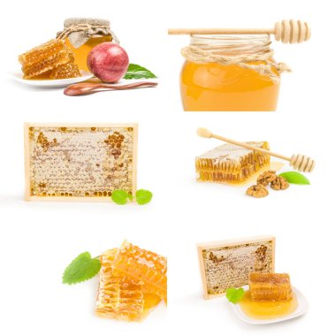 Bal kümesi beyaz arkaplan kesiminde izole