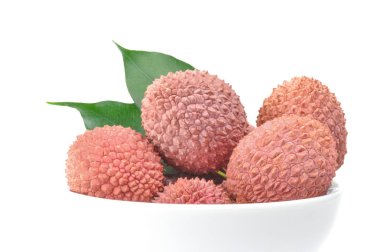 Çin üzerinde beyaz bir kesme izole