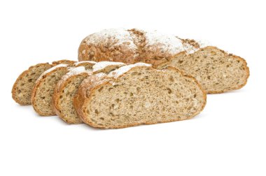 Beyaz bir arka plan üzerinde fırın ürün. Kırpma yolu