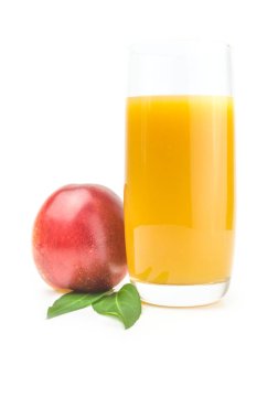 Bir beyaz arka plan kesme izole güzel olgun şeftali