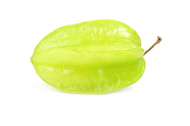 Carambole üzerinde beyaz izole