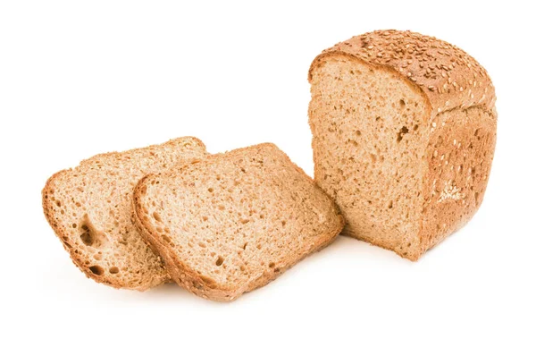 Produto de pão isolado em um recorte de fundo branco — Fotografia de Stock