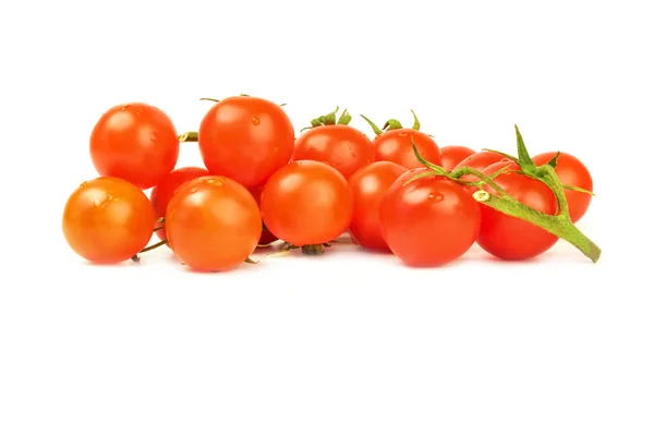 白色背景抠出一个孤立的番茄 — 图库照片