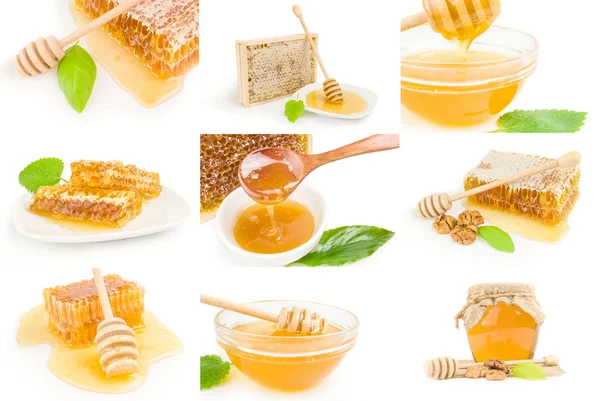 Bal Kolajı beyaz arkaplan kesiminde izole edildi