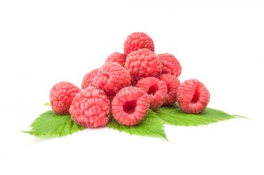 Bir beyaz arka plan kesme izole Rubusberry
