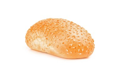 Pişmiş eşya bir beyaz arka plan kesme izole