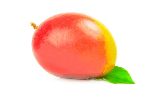 Червоний манго ізольований на білому тлі — стокове фото