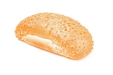 Beyaz bir arka plan üzerinde izole ekmek ürün