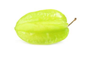 Carambole üzerinde beyaz izole