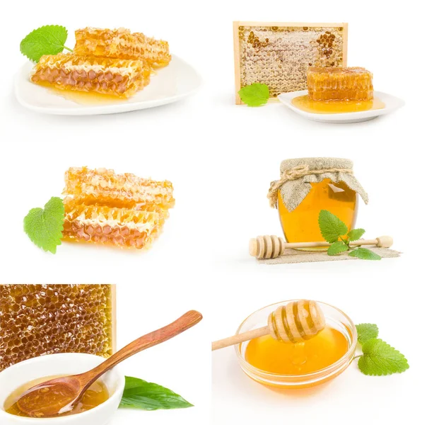 하얀 배경 위에 떼어 놓은 달콤 한 꿀 다발 — 스톡 사진