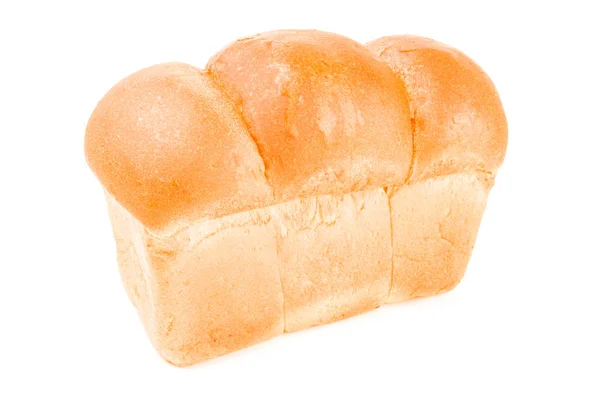 Produto de pão isolado em um fundo branco com caminho de recorte — Fotografia de Stock