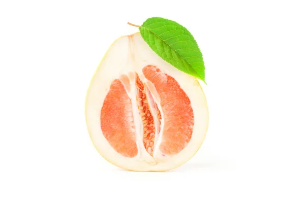 Pomelo isolerad på en vit bakgrund cutout — Stockfoto