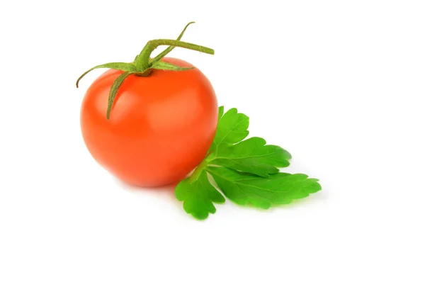 在白色的背景分离的番茄 — 图库照片