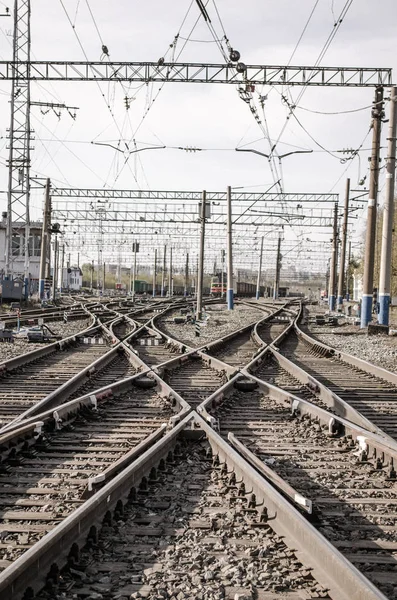 Cesta vpřed po železnici — Stock fotografie