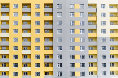 çok katlı binanın pencere.